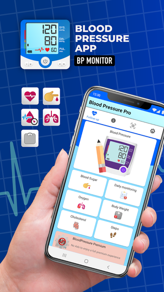 Blood Pressure App: Bp Monitor - عکس برنامه موبایلی اندروید