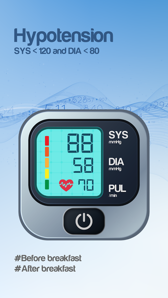 Blood Pressure App - Tracker - Image screenshot of android app