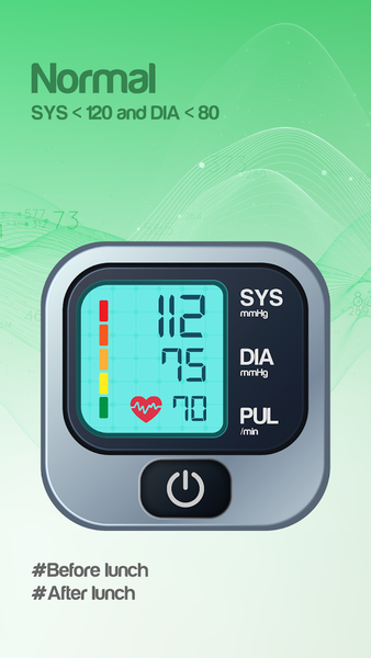Blood Pressure App - Tracker - Image screenshot of android app