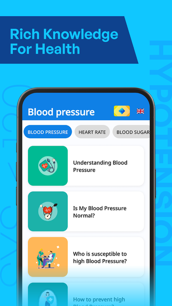 Blood Pressure App & Tracker - عکس برنامه موبایلی اندروید