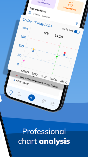 Blood Sugar - Blood Pressure - Image screenshot of android app