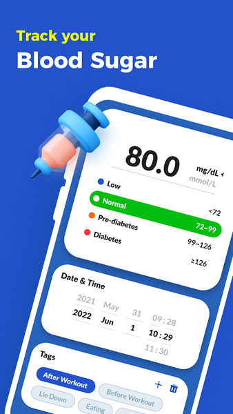 Blood Pressure Tracker - عکس برنامه موبایلی اندروید