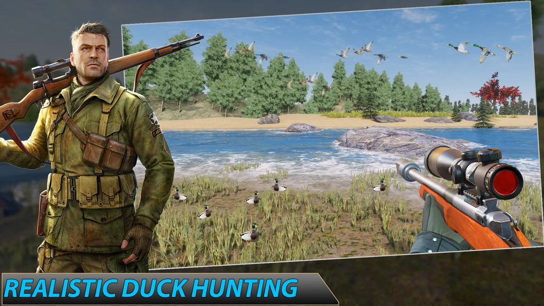 Duck Hunting with Gun - Gameplay image of android game