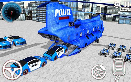 Police Truck Plane Transporter - Image screenshot of android app