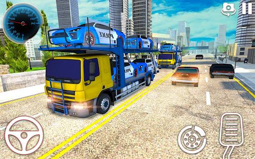 Police Truck Plane Transporter - Image screenshot of android app