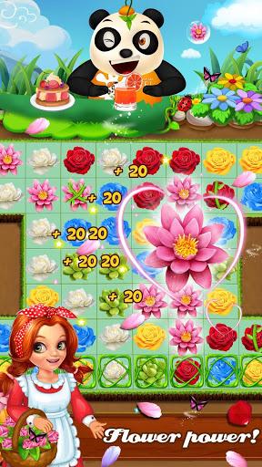 Blossom Splash Match 3 - Gameplay image of android game