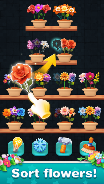 Blossom Story: Sorting Match - Gameplay image of android game