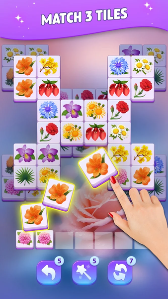 Blossom Tiles Quest - Gameplay image of android game