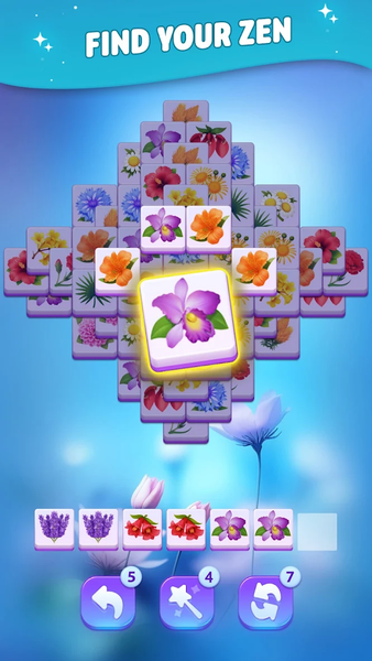 Blossom Tiles Quest - Gameplay image of android game
