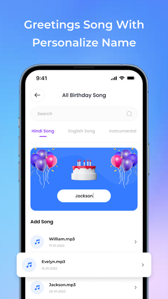 Birthday App: Candle Blower - Image screenshot of android app