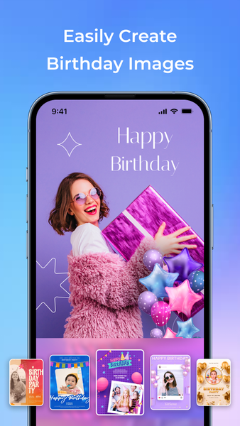 Birthday App: Candle Blower - Image screenshot of android app