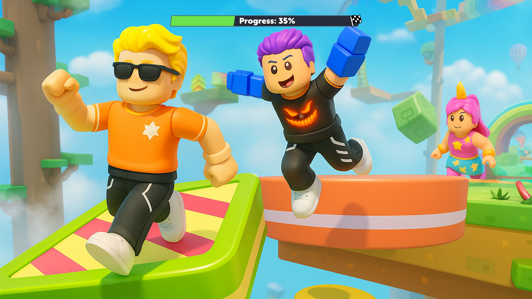 Survival Master: Obby Parkour - عکس بازی موبایلی اندروید