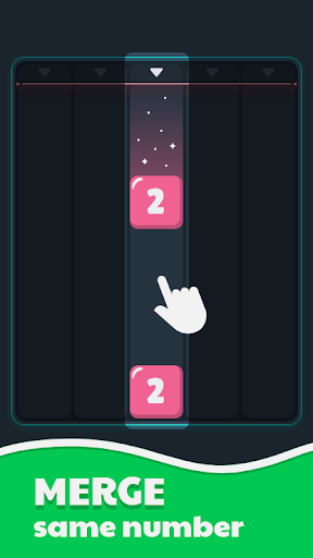 Drop & Merge Numbers - Gameplay image of android game