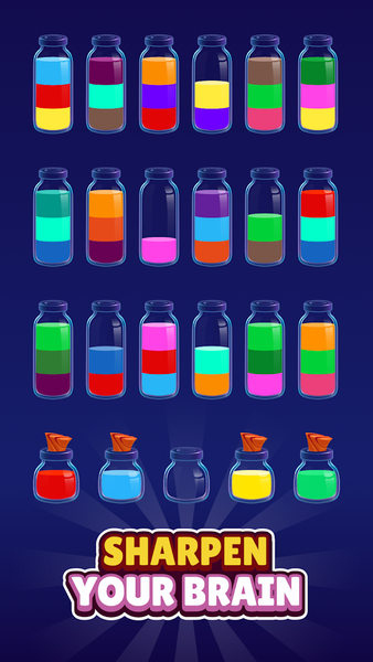 Magic Sort: Water Sort Puzzle - Gameplay image of android game