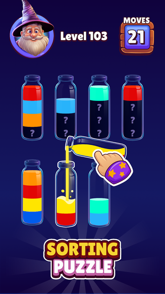 Magic Sort: Water Sort Puzzle - Gameplay image of android game