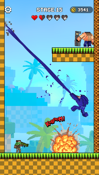 Speedy Blue Symbiote - Gameplay image of android game