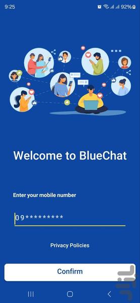 BlueChat - Image screenshot of android app