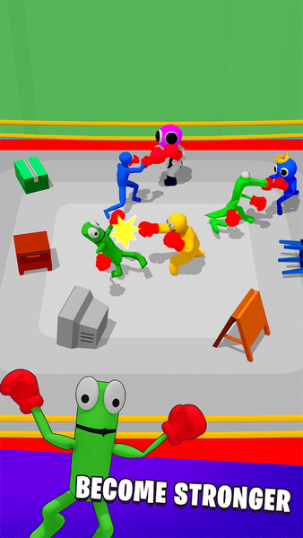 Rainbow Monster Boxing - Gameplay image of android game