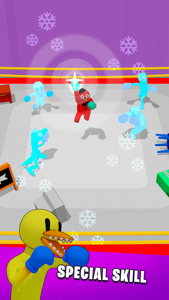 Rainbow Monster Boxing - Gameplay image of android game