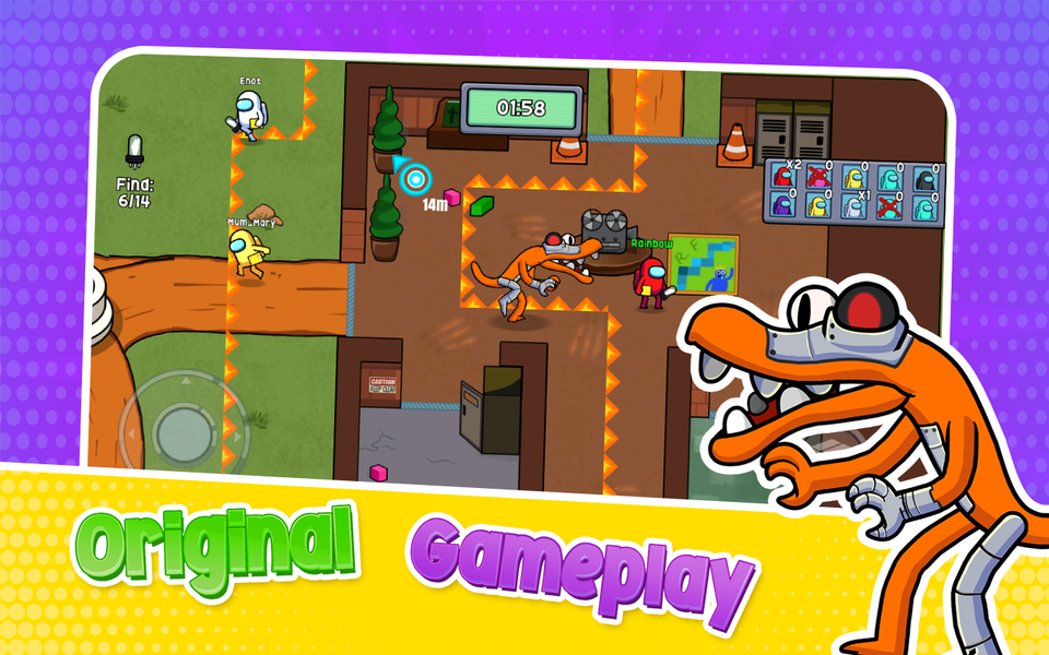 Survivor In Rainbow Monster - عکس بازی موبایلی اندروید