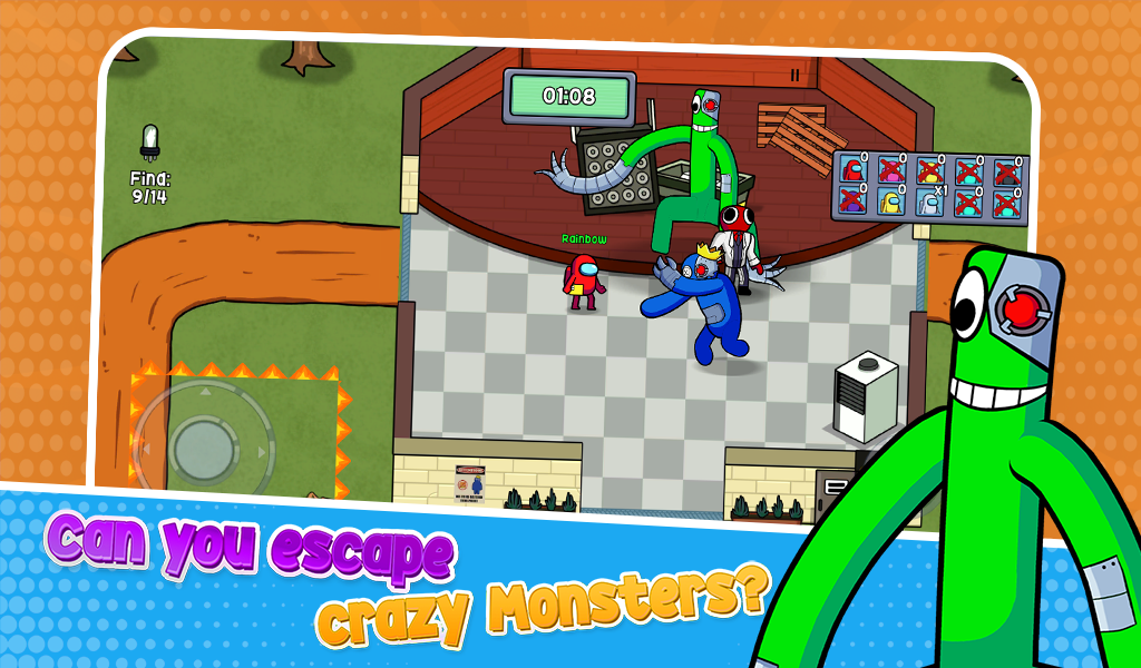 Survivor In Rainbow Monster - عکس بازی موبایلی اندروید