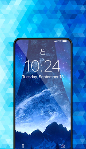 Blue Wallpaper - Image screenshot of android app