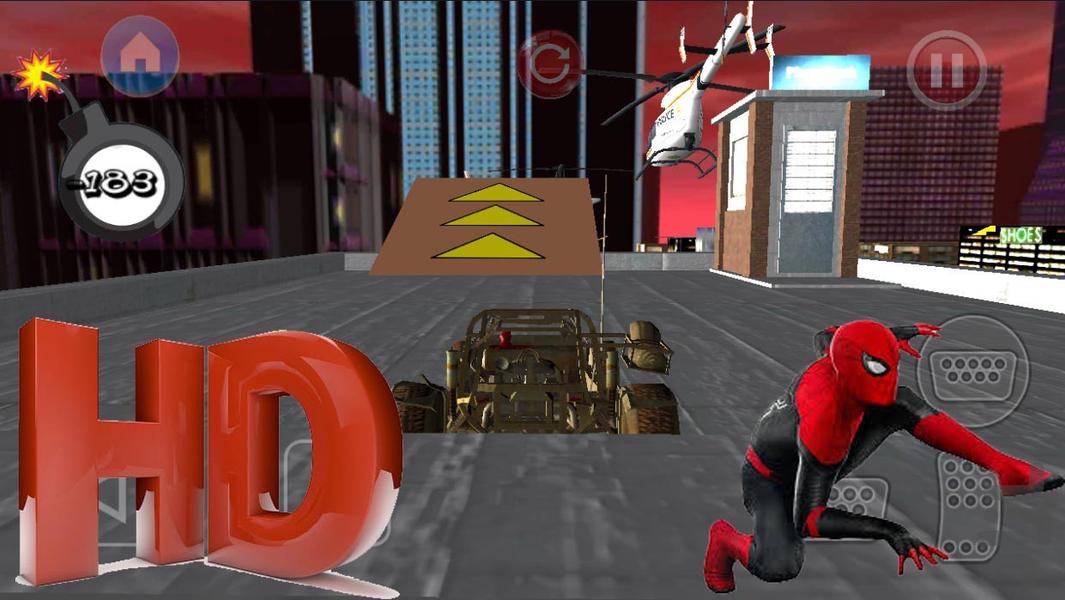 راننده اسپایدرمن - عکس بازی موبایلی اندروید
