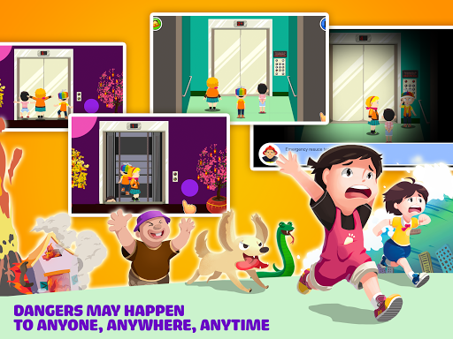 Safety for Kid 1 - Emergency E - Gameplay image of android game
