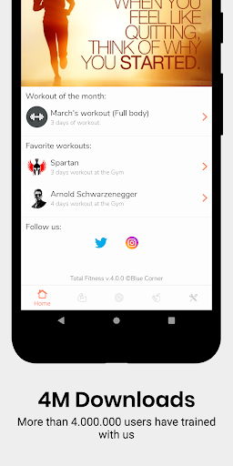 Total Fitness - Home & Gym tra - Image screenshot of android app