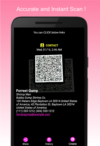 QR Code Reader - عکس برنامه موبایلی اندروید