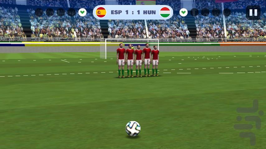 فوتبال ضربه آزاد ۲ - عکس بازی موبایلی اندروید