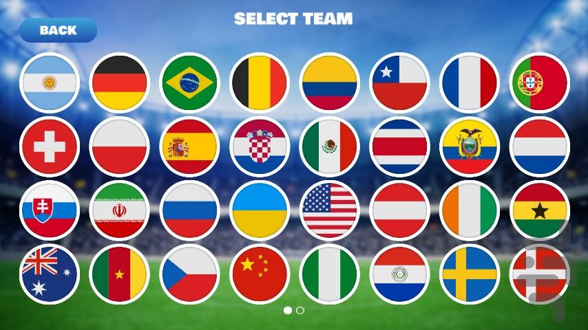 فوتبال ضربه آزاد ۲ - عکس بازی موبایلی اندروید