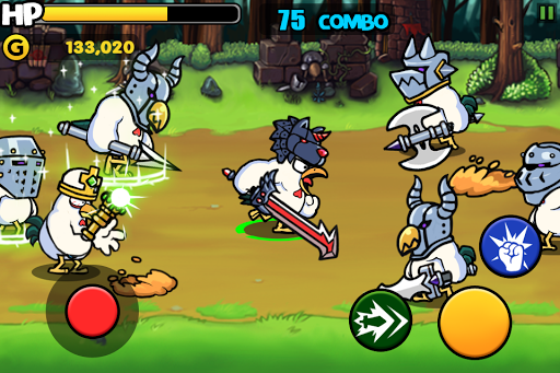 ChickenWarrior - Gameplay image of android game