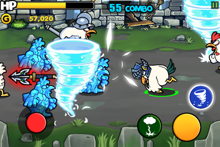 ChickenWarrior - Gameplay image of android game