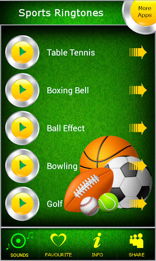 Sports Ringtones - عکس برنامه موبایلی اندروید