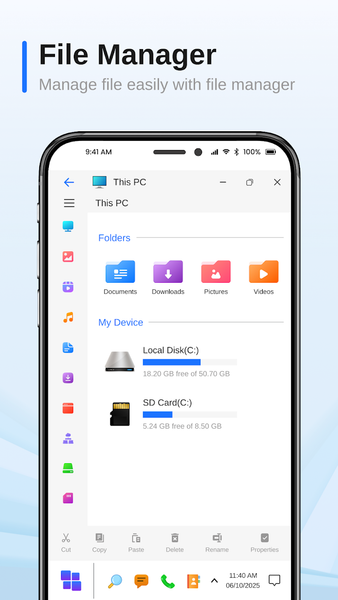 Launcher for Desktop Look - عکس برنامه موبایلی اندروید