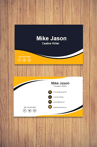 Business Card Maker - Image screenshot of android app