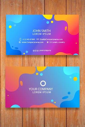 Business Card Maker - Image screenshot of android app