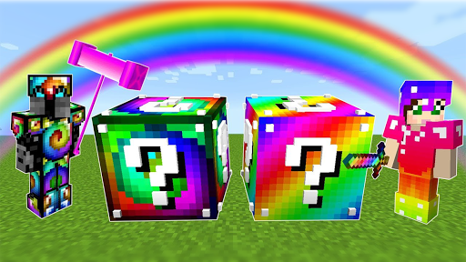 Rainbow Lucky Block Race Map