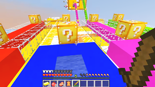Lucky Block Mod for Minecraft with Multiplayer Servers, Maps