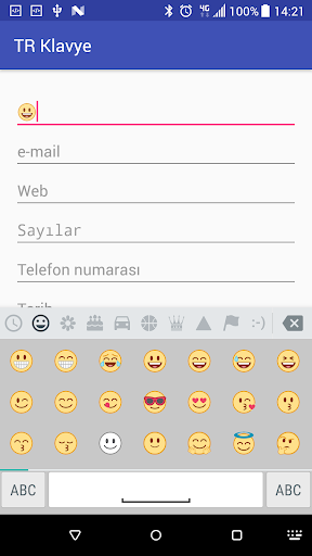 Turkish Keyboard - Image screenshot of android app