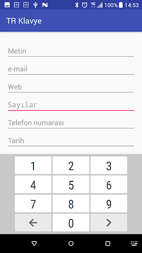 Turkish Keyboard - Image screenshot of android app