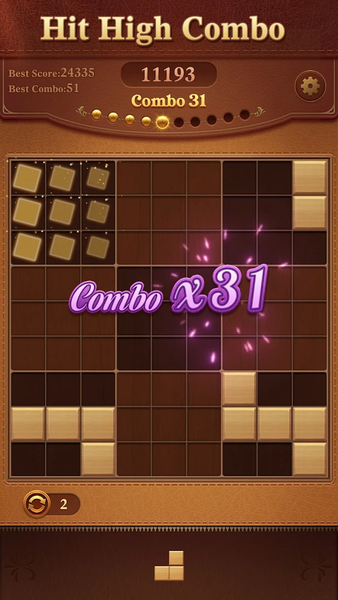 Block Carnival - Wooden 99 - Gameplay image of android game