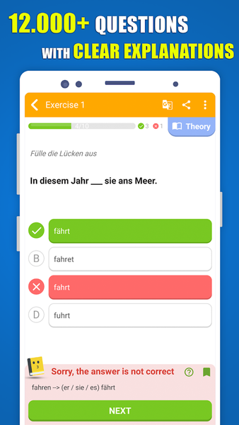 Learn German Grammar all level - Image screenshot of android app