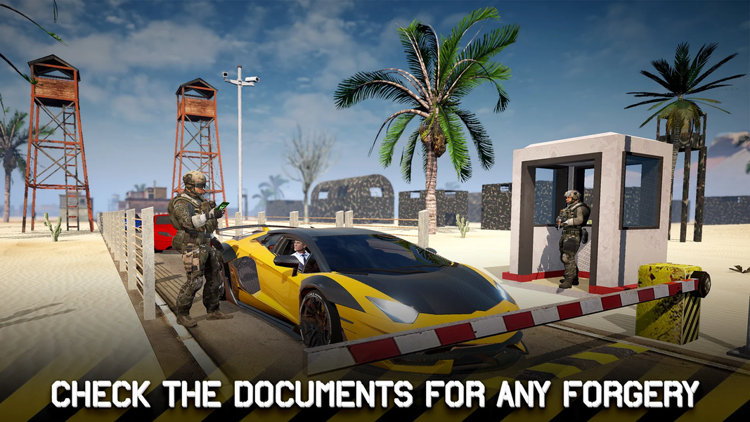 Border Patrol Police Officer - Gameplay image of android game