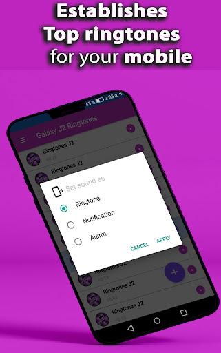 Galaxy J2 ringtone app - Image screenshot of android app