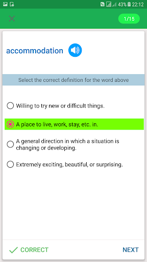 Word of the Day - Daily English dictionary - عکس برنامه موبایلی اندروید