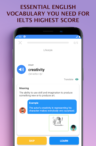 1000 IELTS Vocabulary - عکس برنامه موبایلی اندروید