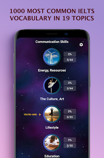 1000 IELTS Vocabulary - عکس برنامه موبایلی اندروید