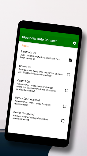 Bluetooth auto connect - Image screenshot of android app